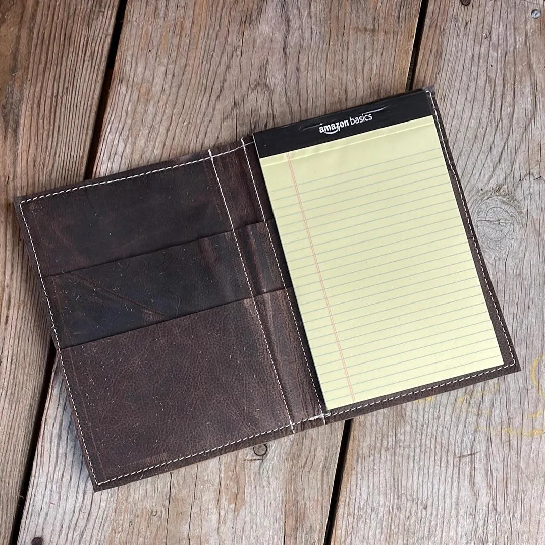 046 Small Notepad Cover - Rosegold Acid w/ Blue Bonnet Tool