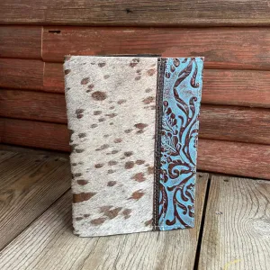 046 Small Notepad Cover - Rosegold Acid w/ Blue Bonnet Tool
