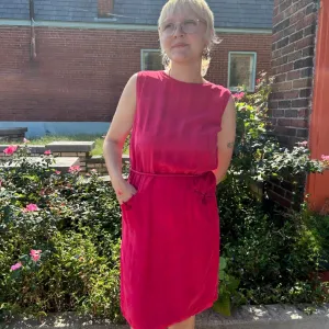 1950s/60s Royal Lynne silk dress w/ pockets