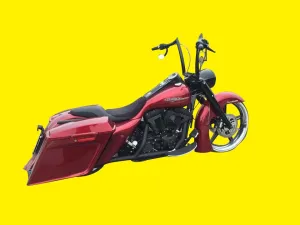 1996-2008 Harley Davidson Stretched Gas Tank and Side Cover Kit Bagger FLH