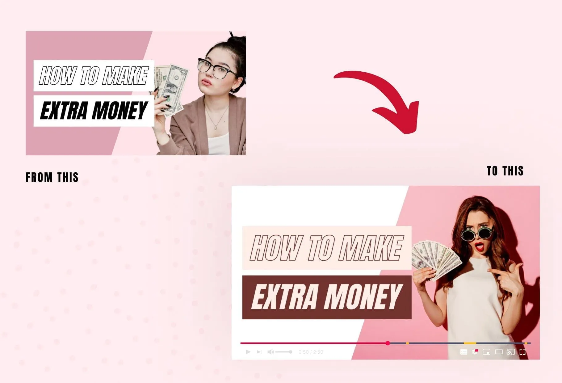 30 YouTube Thumbnails For Personal Brands Coaches Realtors Social Media Vlogs