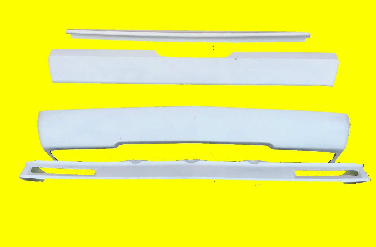 78-83 CHEVY MALIBU 4pc FIBERGLASS KIT FRONT REAR BUMPERS TRUNK & LOWER SPOILER