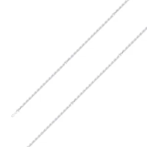 925 Sterling 2.5mm Silver Rope Chain Size- 8"