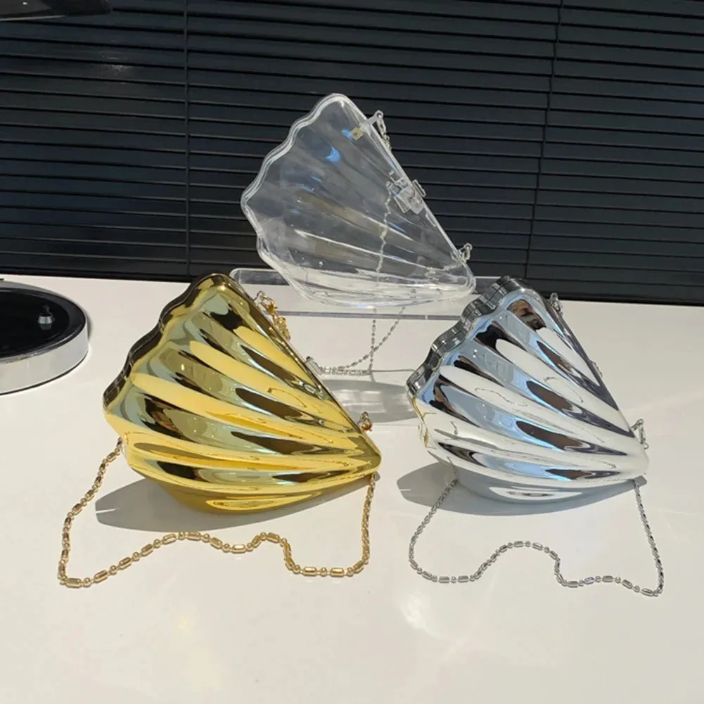 Acrylic Angel Wing Evening Clutch Bag Unique Shape Evening Purse Evening Shoulder Bag for Women for Wedding Party Prom