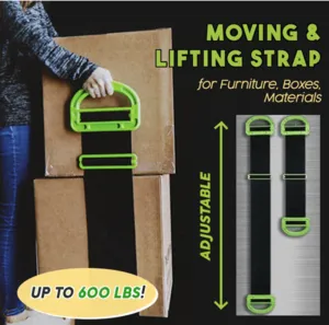 Adjustable Moving And Lifting Straps