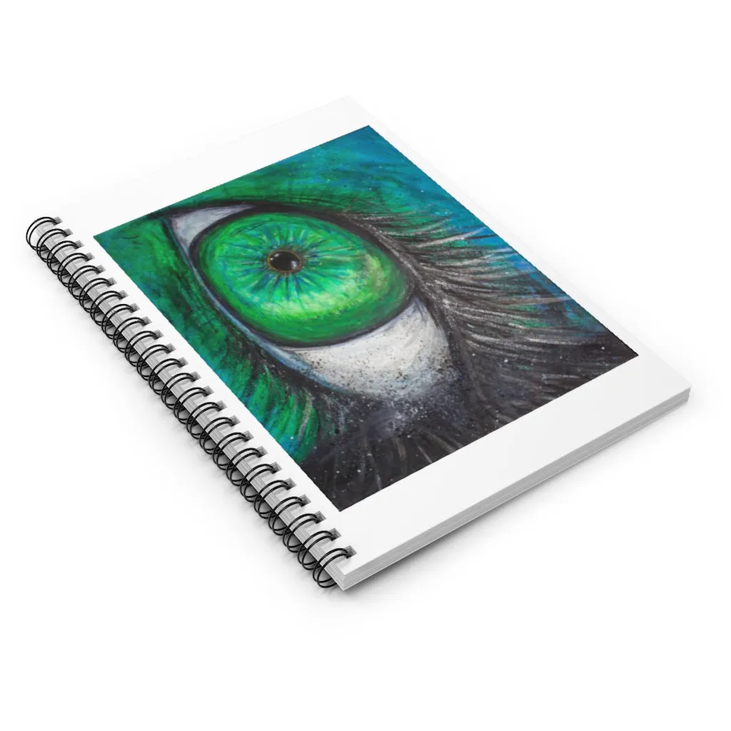 Alien Eye Spiral Notebook - Ruled Line