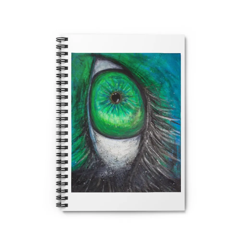 Alien Eye Spiral Notebook - Ruled Line