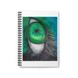 Alien Eye Spiral Notebook - Ruled Line