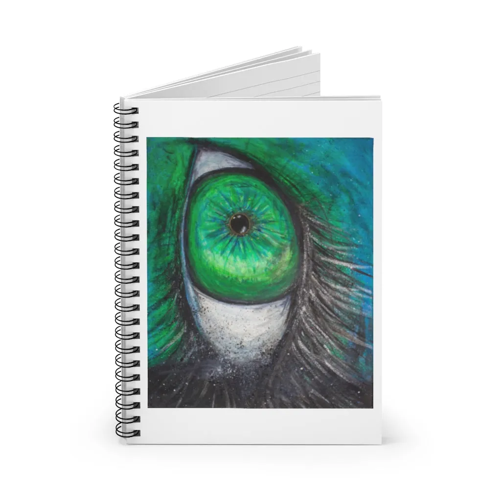 Alien Eye Spiral Notebook - Ruled Line