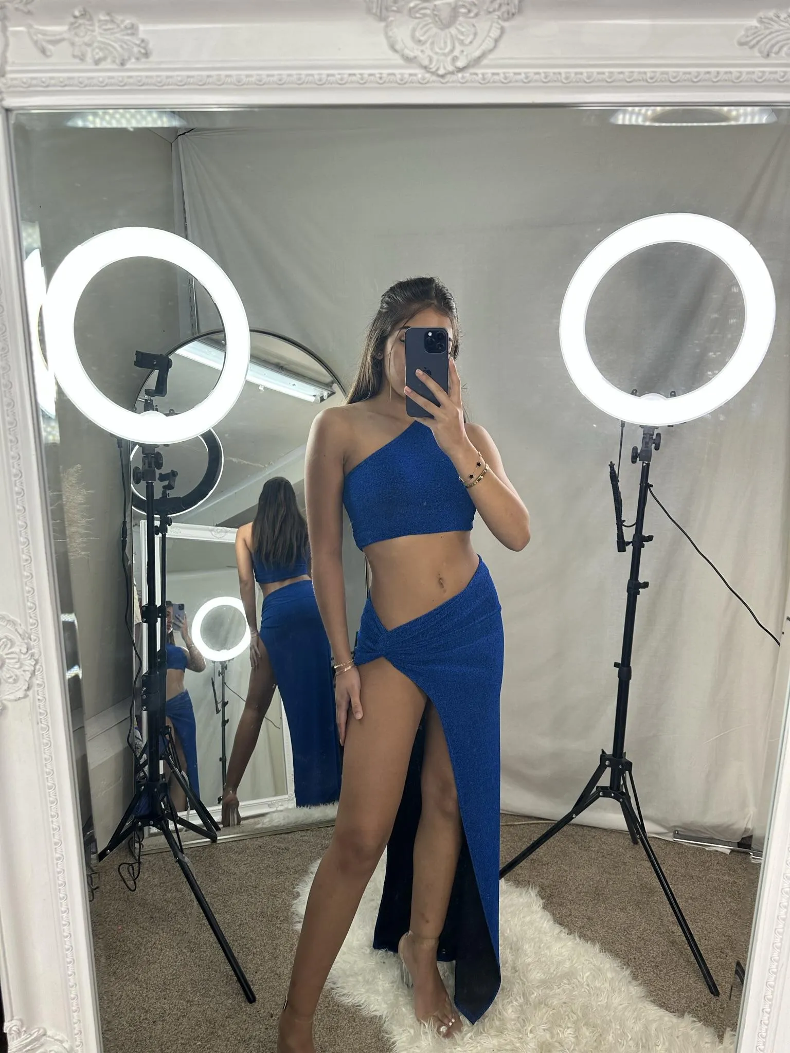 Alison skirt with off the shoulder top