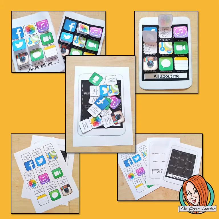 All About Me Back to School Craft Activity