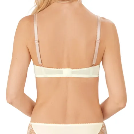 Amoena Alina Soft Padded Non-Wired Pocketed Mastectomy Bra - off-white/beige 44825