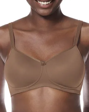 Amoena Mara Padded Wire-Free Bra - Mocha