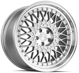 Aodhan AH05 18x9.5 5x114.3  35 Silver Machined Face And Lip