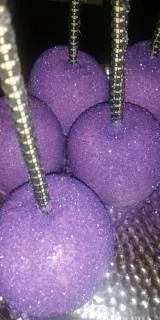 Apples - Chocolate Covered/Dipped (Purple Sugar)