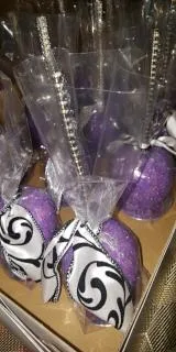 Apples - Chocolate Covered/Dipped (Purple Sugar)