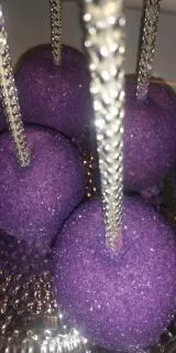 Apples - Chocolate Covered/Dipped (Purple Sugar)