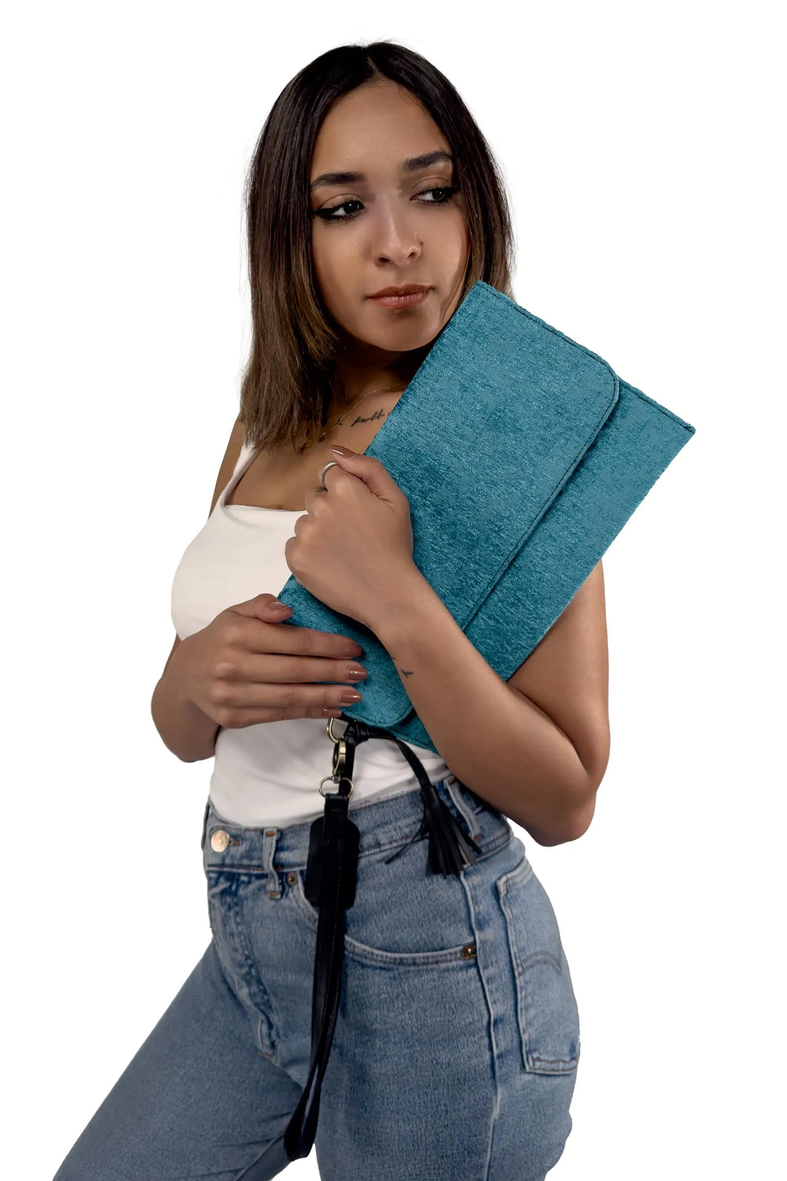 Aqua Bella Statement Clutch