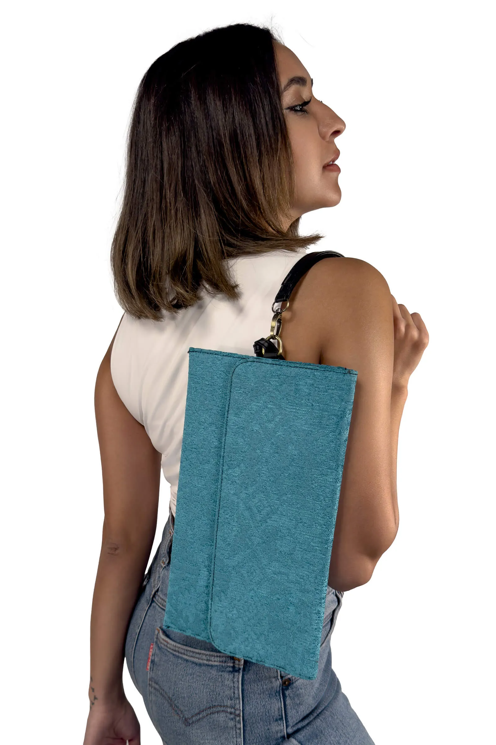 Aqua Bella Statement Clutch