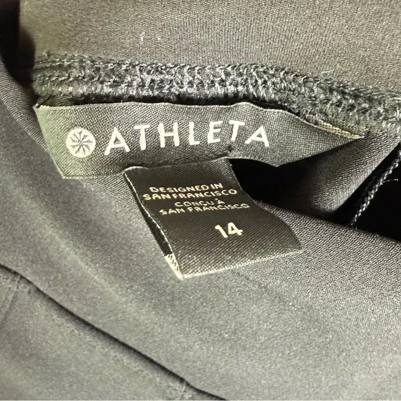 ATHLETA Endless Pleated Skort - Size 14 Black