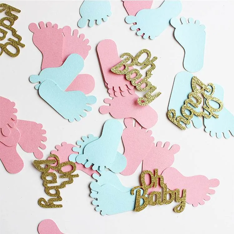 Baby Gender Reveal Party Paper Scrap
