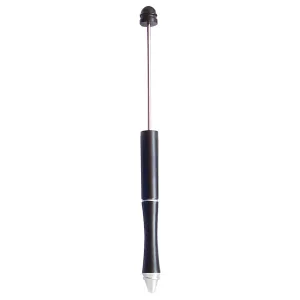 Ballpoint Metal Pen Black large 1.7 mm hole beads beadable diy craft