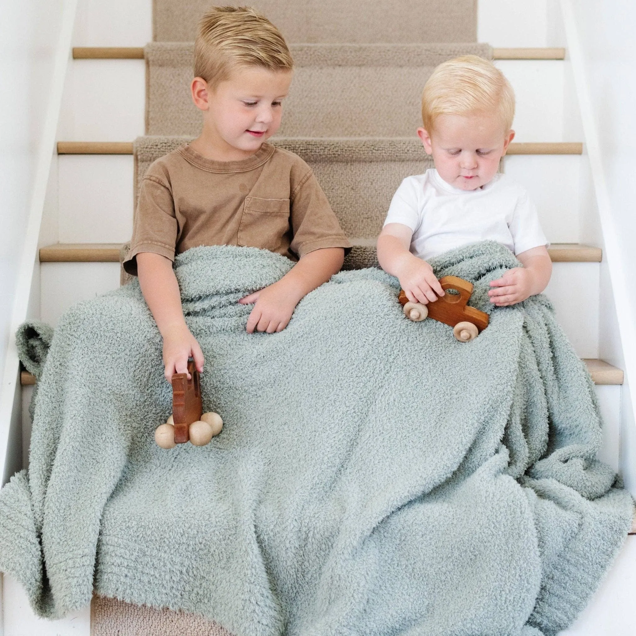 Bamboni Toddler Blanket - Sage