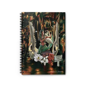 Bayou Mermaid Spiral Notebook - Ruled Line