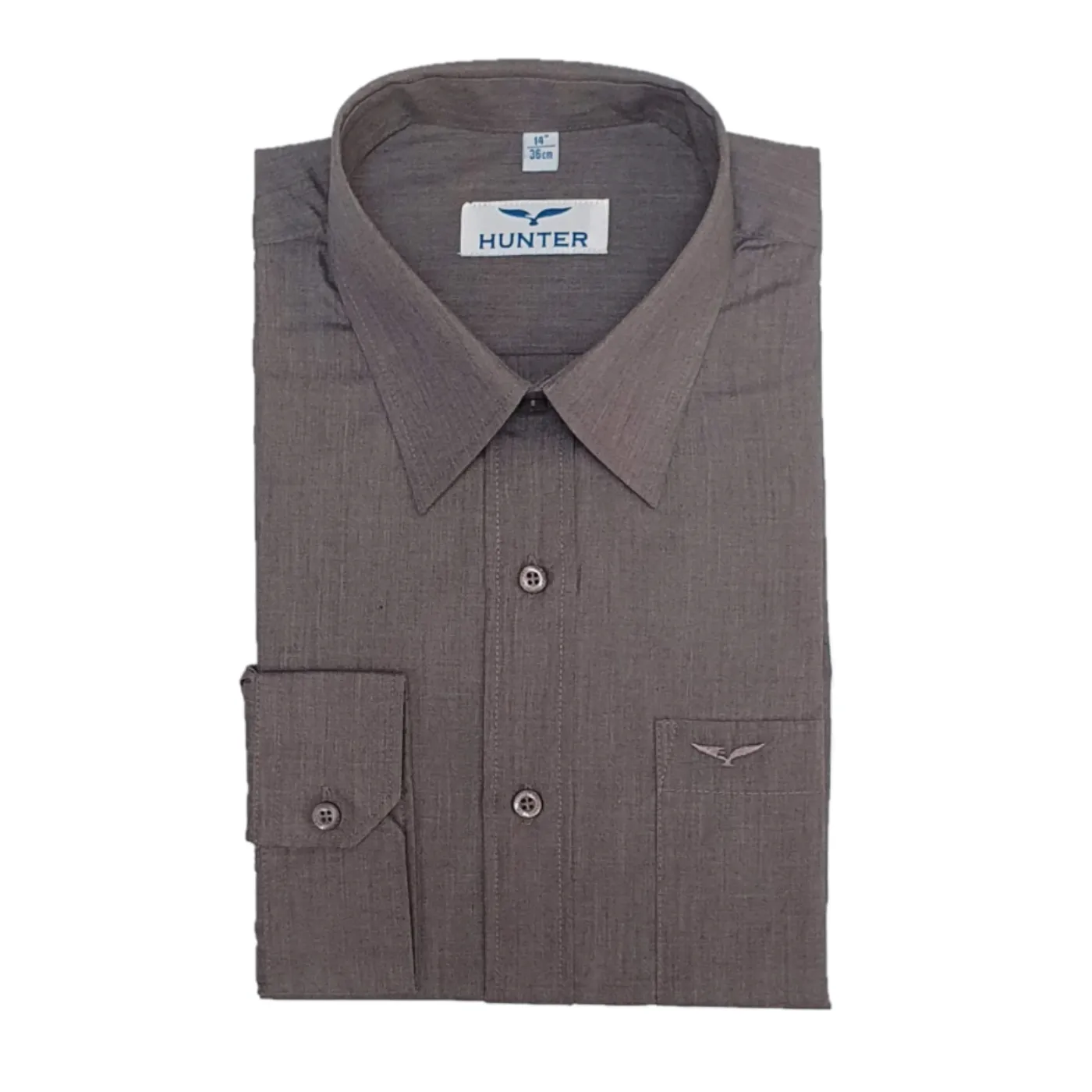 Beaufort College L/S Grey Slim Fit Shirt