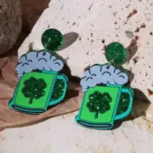 Beer Mug Earrings