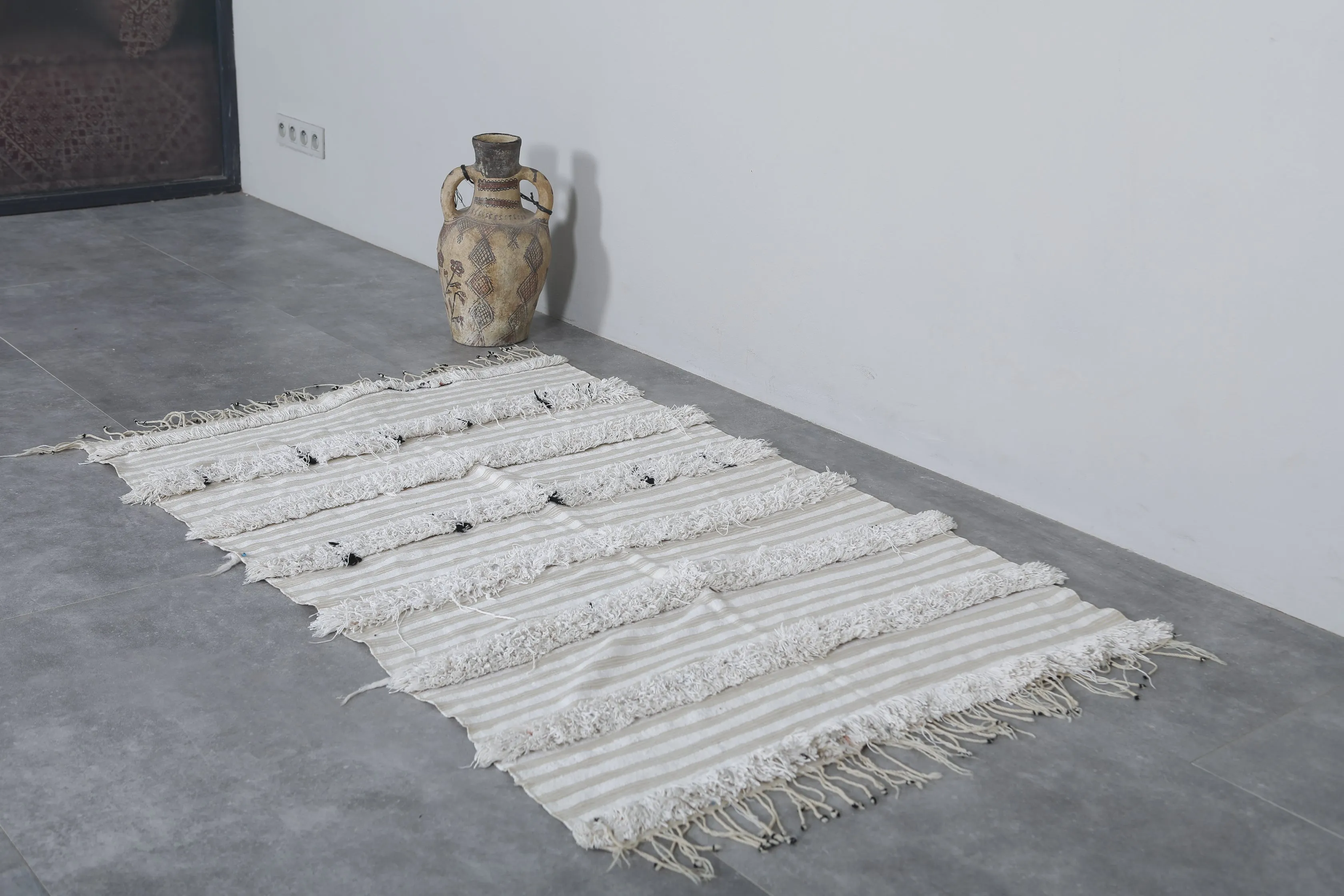 Berber Wedding Blanket Rug – 3.2 x 5 ft