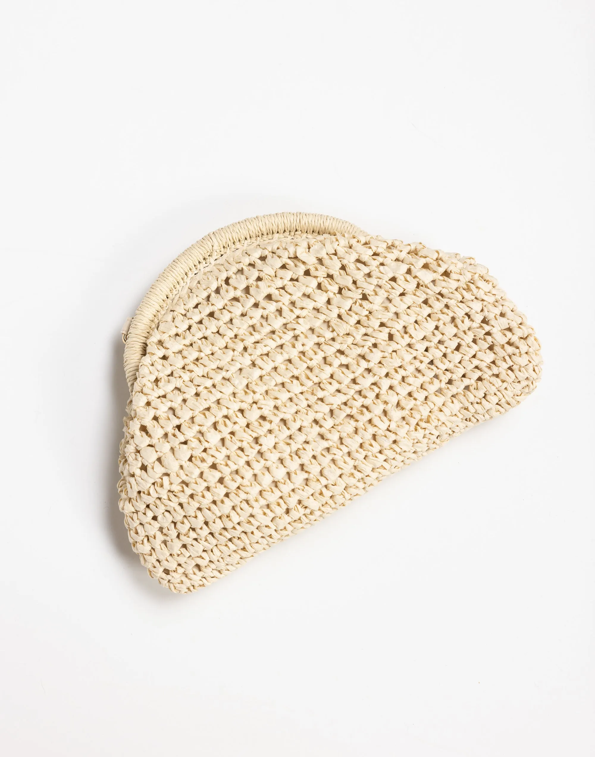 Bette Clutch (Natural Raffia) - By Billini