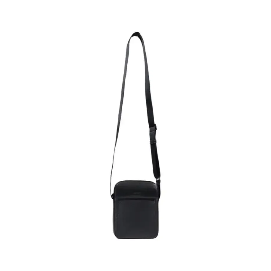 Black Crossbody Bag With Adjustable Strap