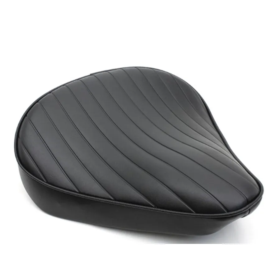 Black Tuck and Roll Chopper Solo Seat