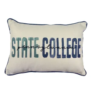 Blue Tones State College, PA Pillow