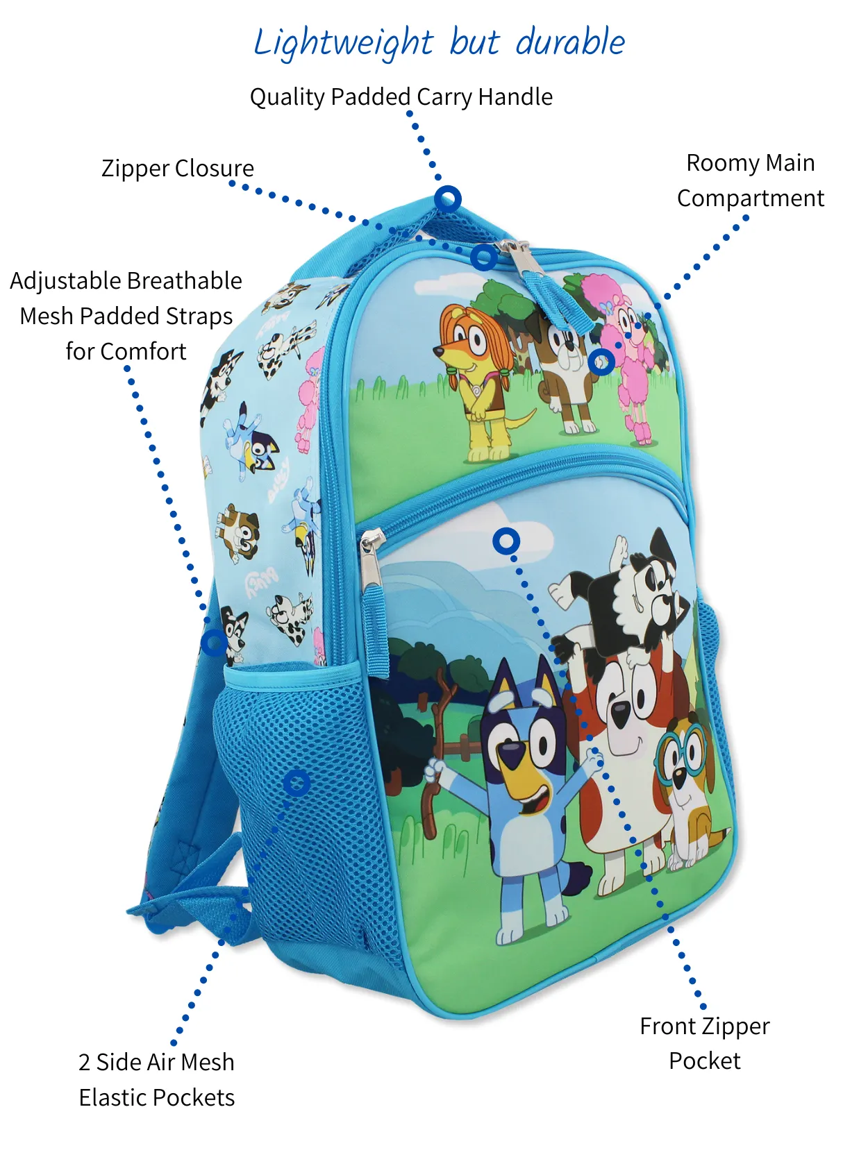 Bluey 16 Inch School Backpack