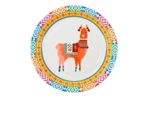 Boho Fiesta Llama Plates