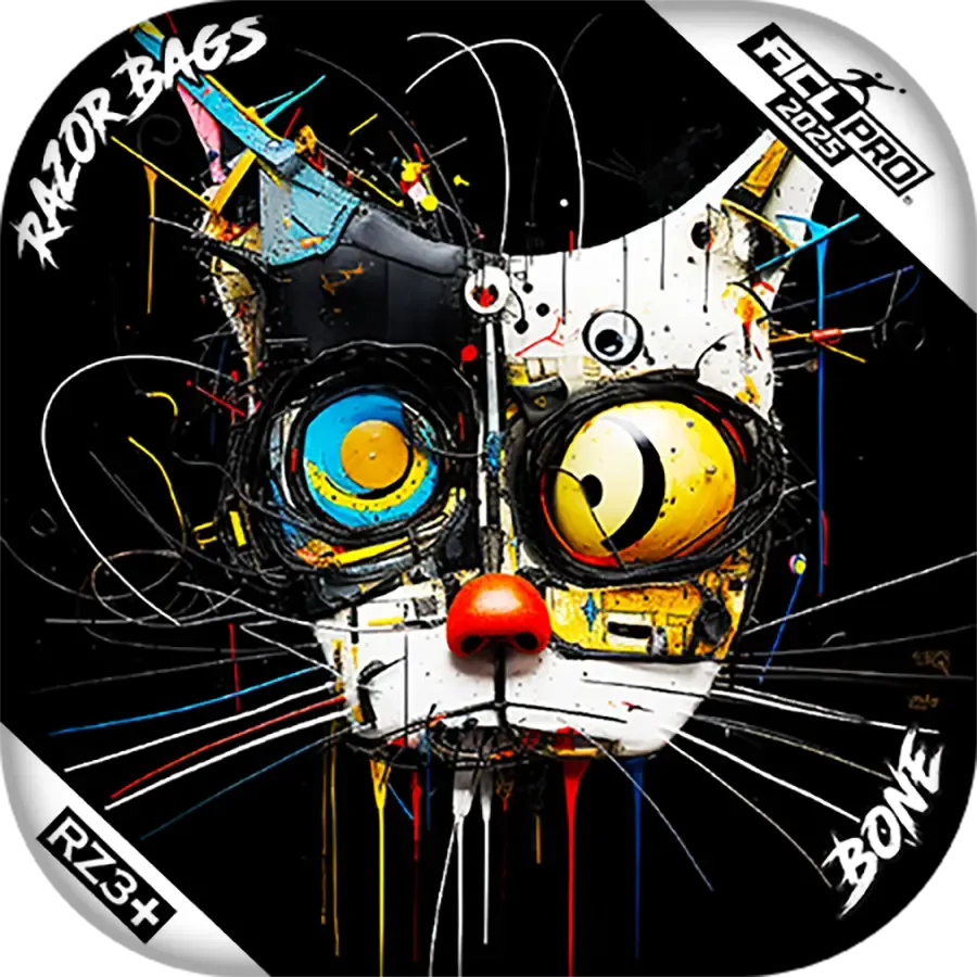 Bone | Cat Abstract | ACL PRO Razor Cornhole Bags
