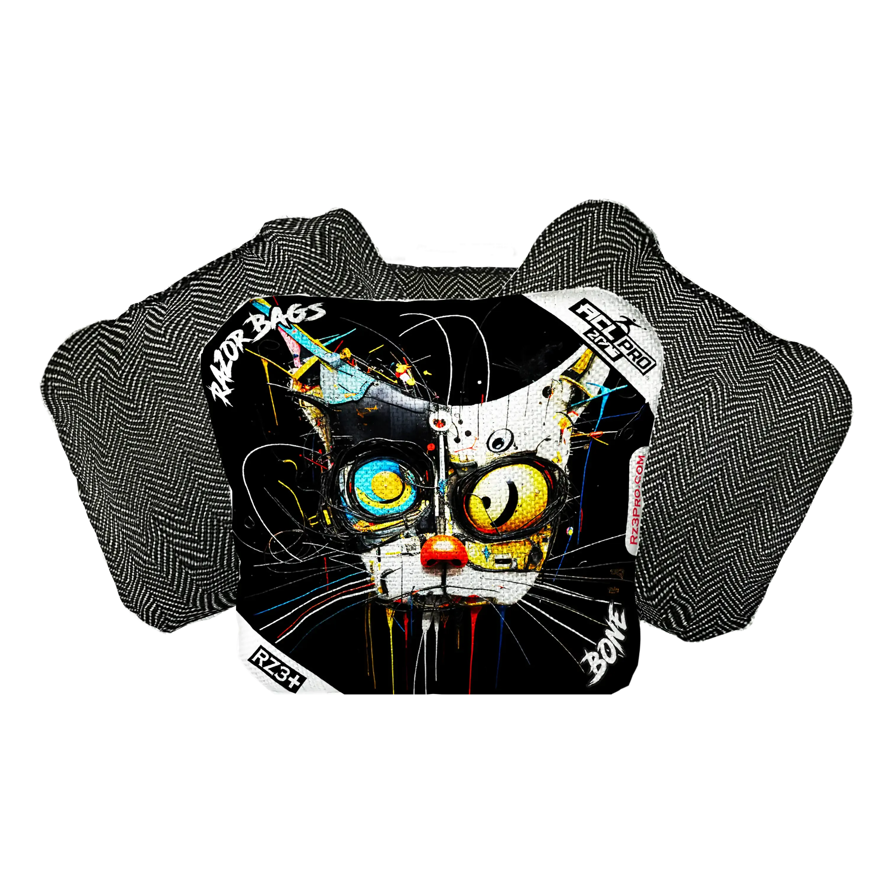 Bone | Cat Abstract | ACL PRO Razor Cornhole Bags