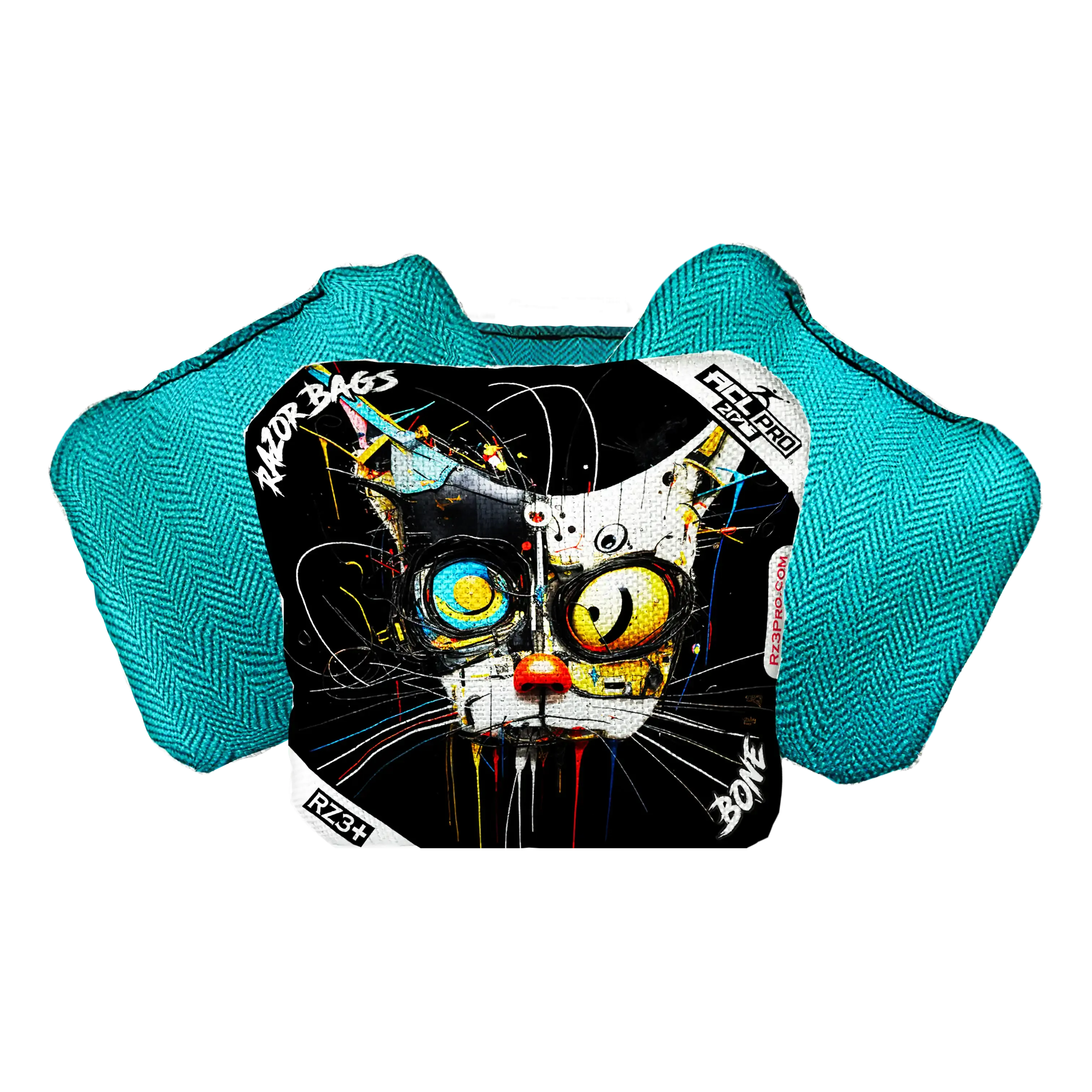 Bone | Cat Abstract | ACL PRO Razor Cornhole Bags