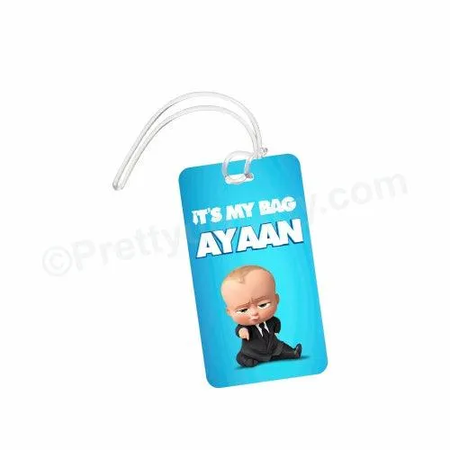 Boss Baby Luggage Tag