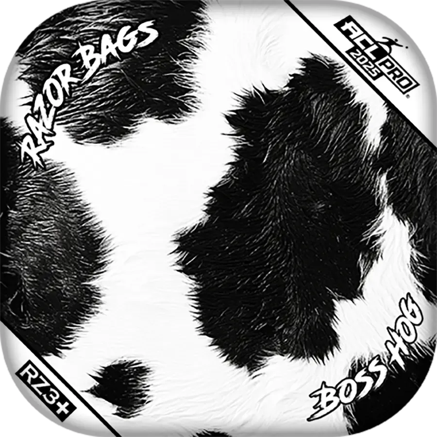 Boss Hog | Cow Print | ACL PRO Razor Cornhole Bags
