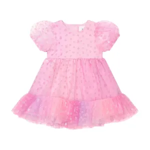 Bunny Gem Puff Sleeve Party Dress