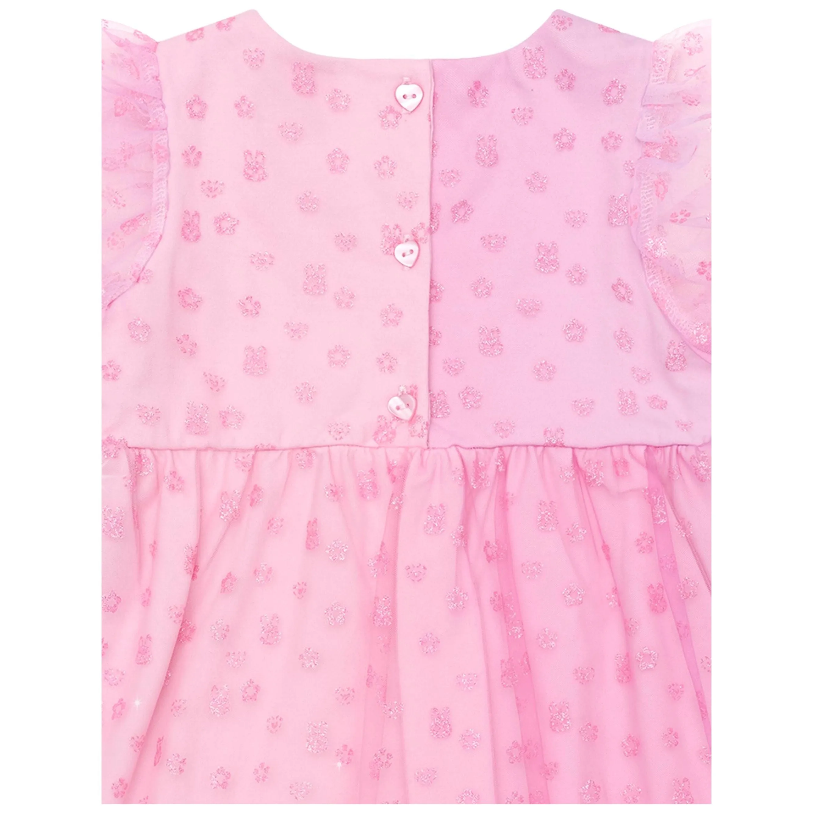 Bunny Gem Puff Sleeve Party Dress