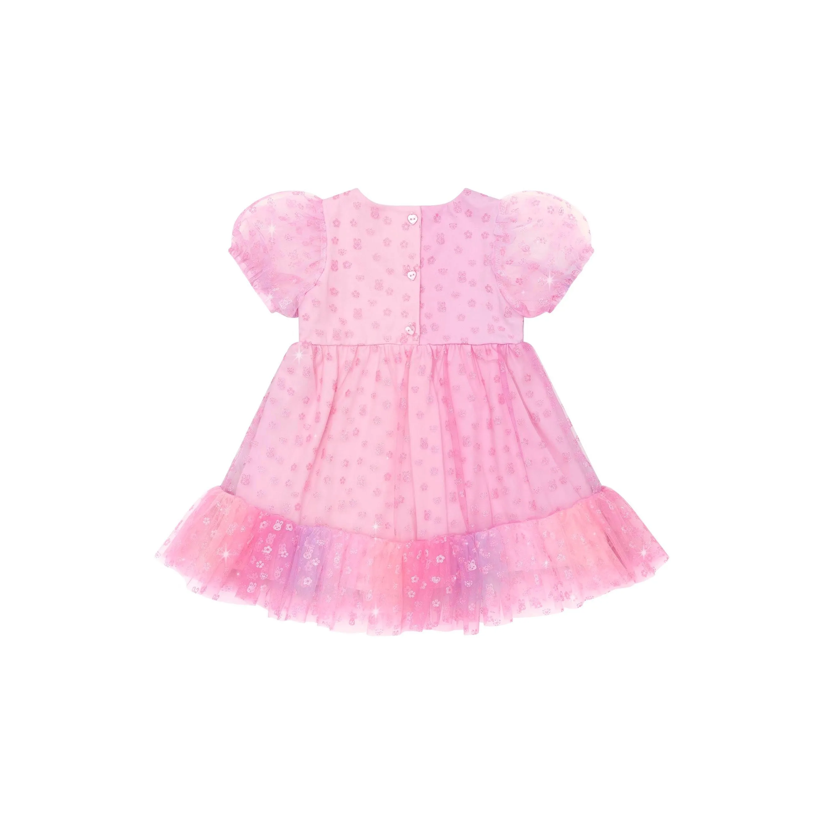Bunny Gem Puff Sleeve Party Dress