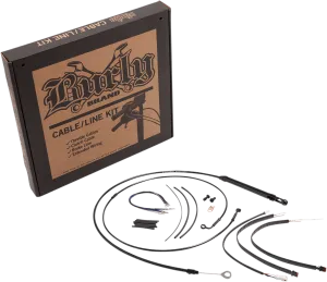 Burly Brand B30-1248 Handlebar Cable/Line Install Kits - Black