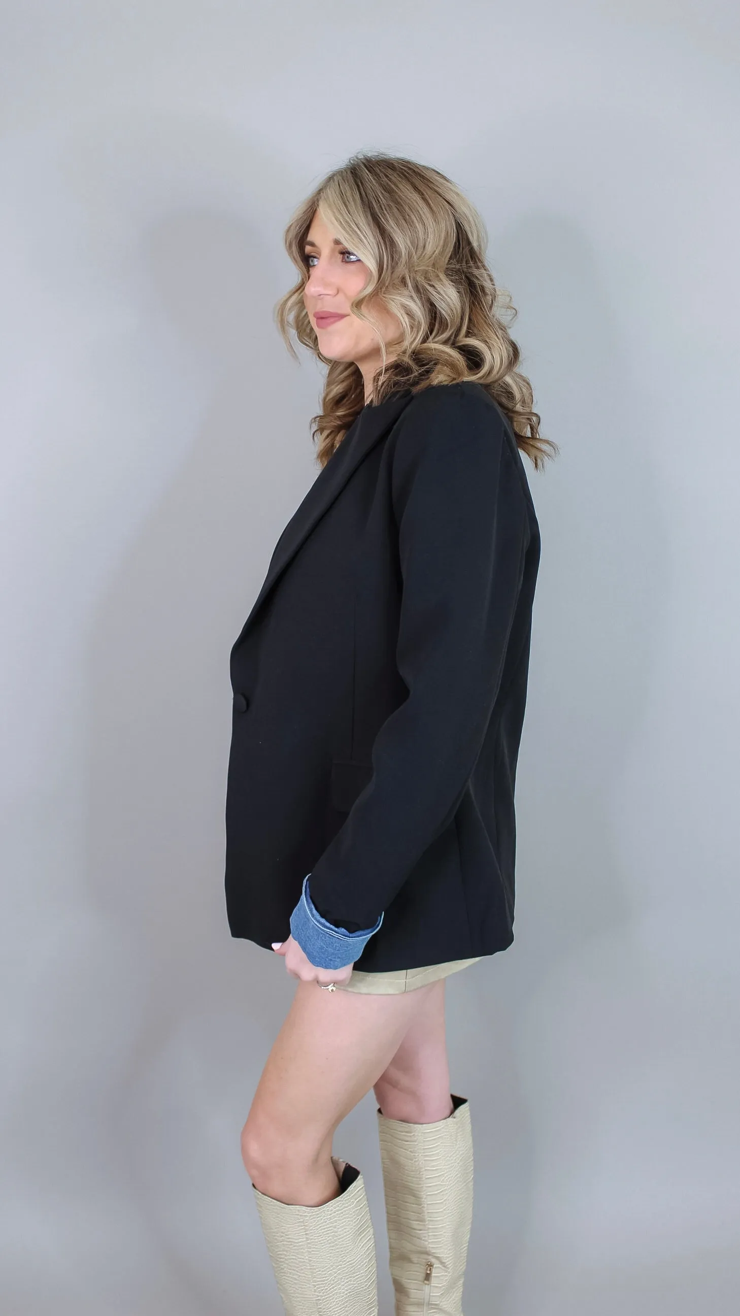 Business Black Blazer