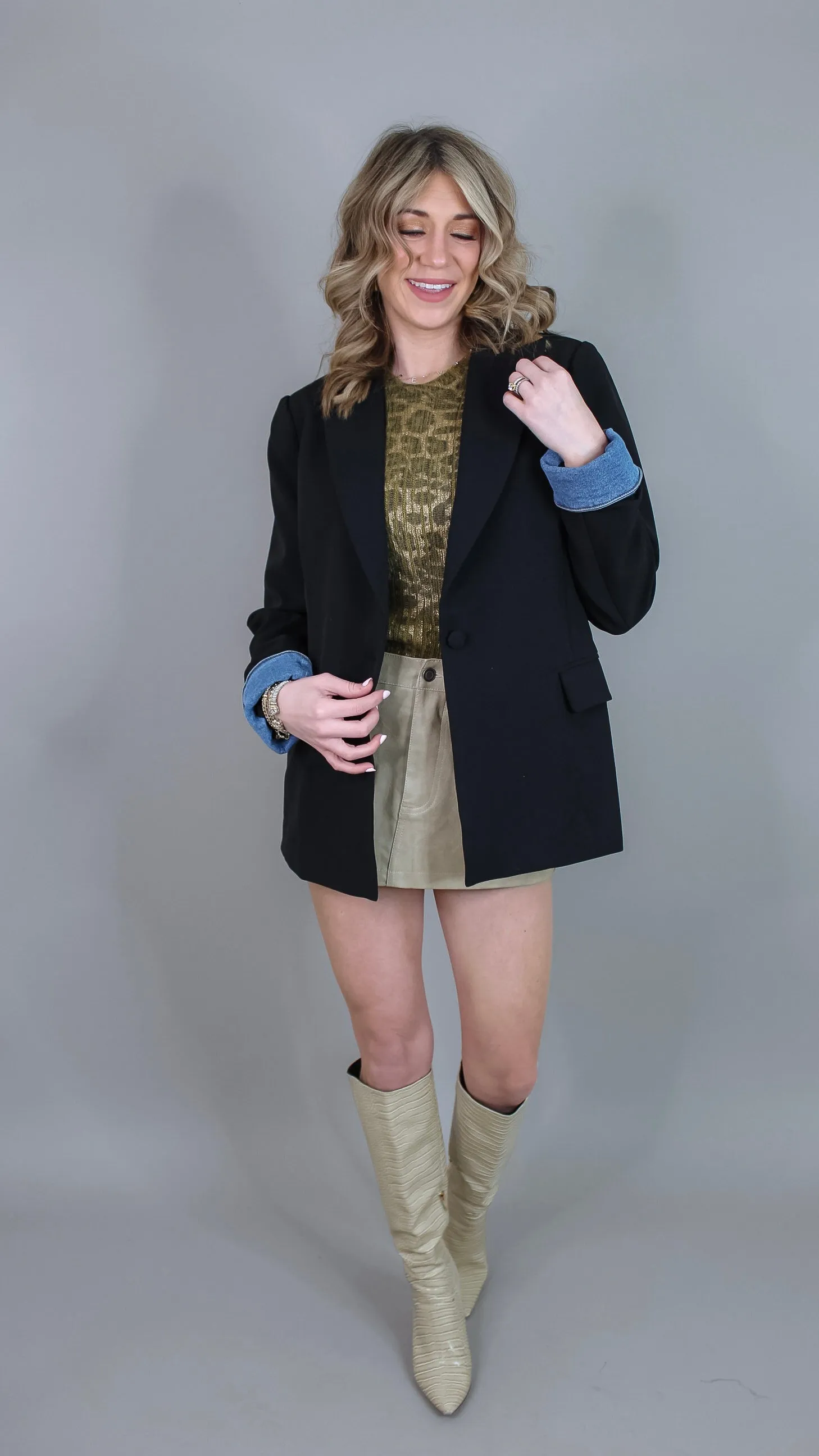 Business Black Blazer
