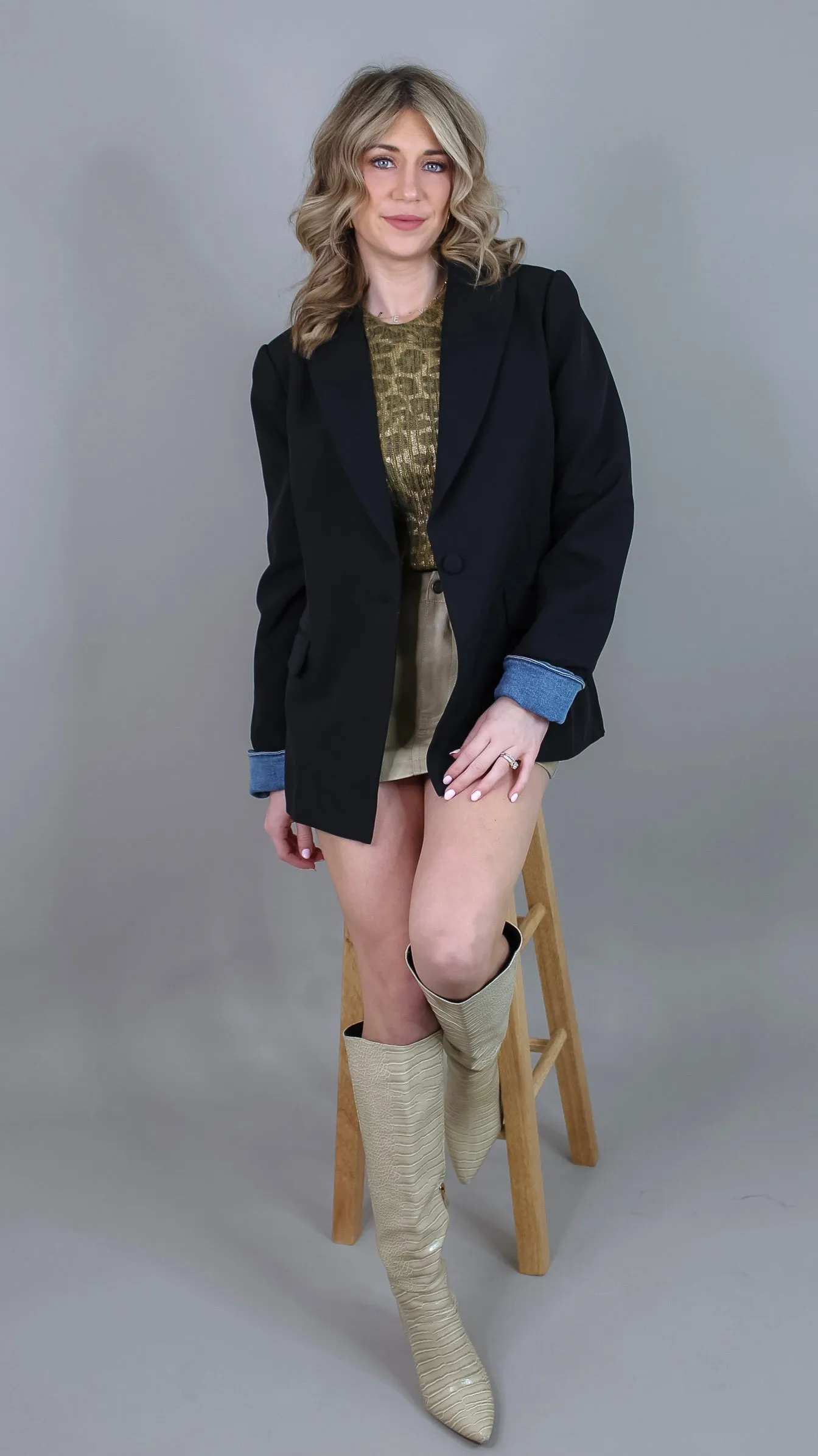 Business Black Blazer