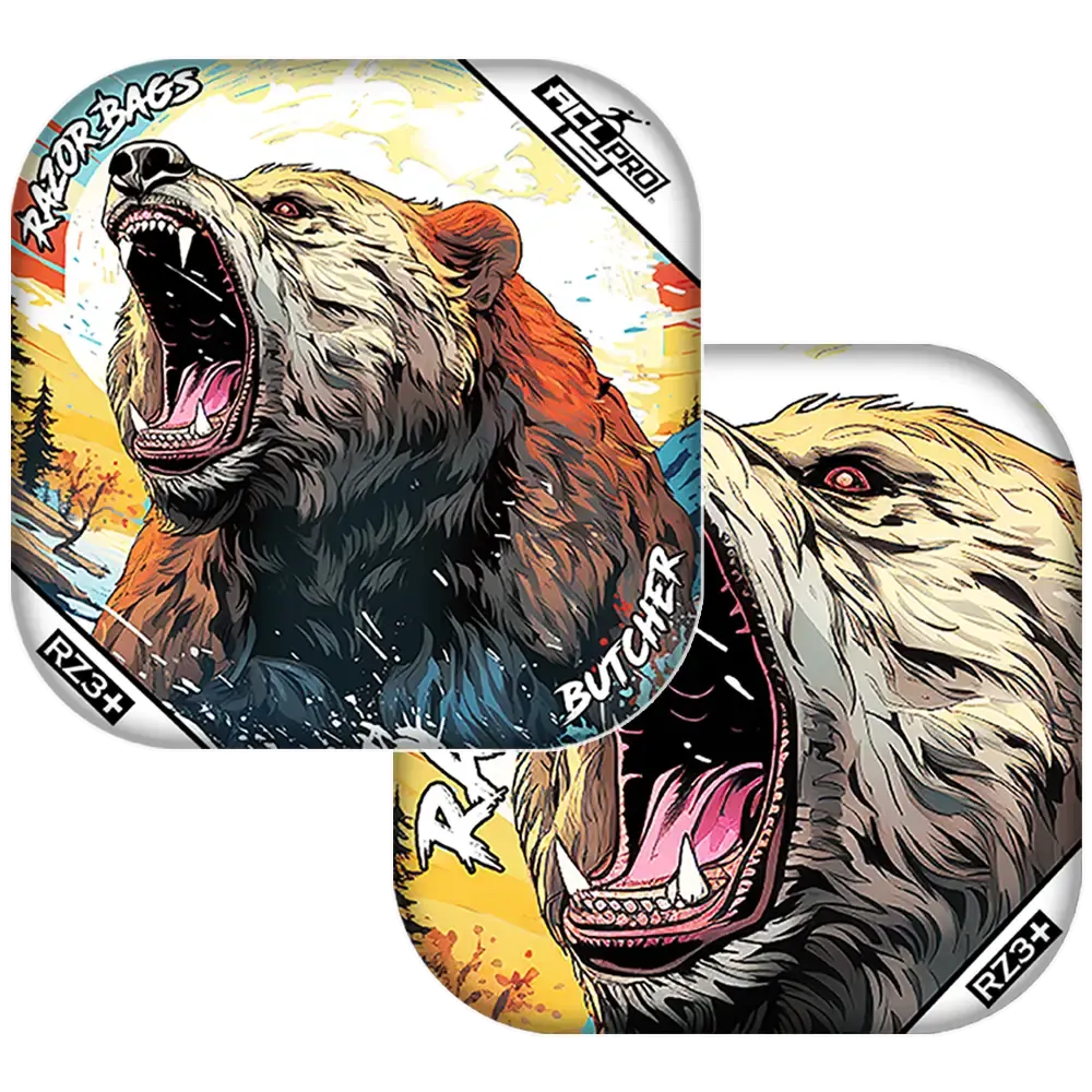 Butcher | Alaskan Grizzly 2 | ACL PRO Razor Cornhole Bags